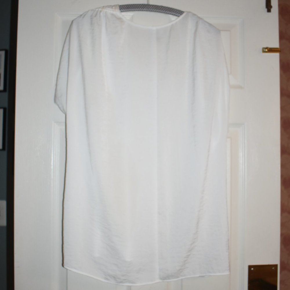 CAbi Seaside Top, short sleeve, with gathered sleeves, medium, generous cut - Picture 4 of 8